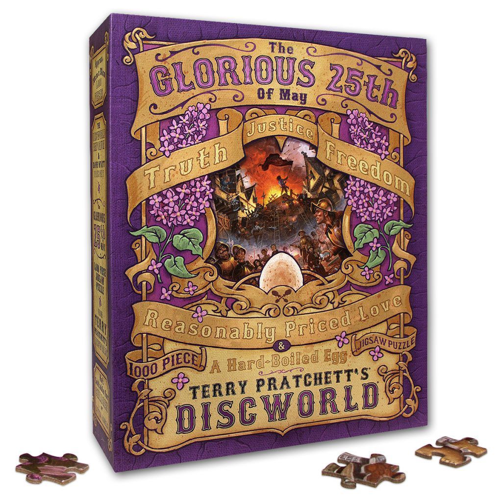 Official Discworld Merchandise Discworld Emporium   Terry Pratchett Discworld Glorious 25th Lilac Night Watch Jigsaw Puzzle Box Pieces Desat 1024x1024 