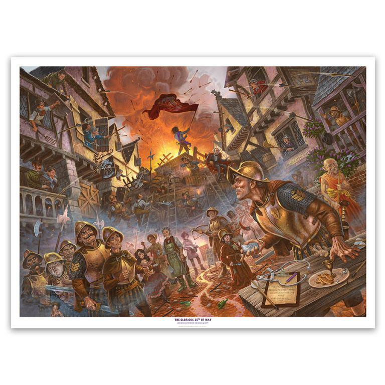 1 Of 5   Terry Pratchett Discworld Glorious 25th Night Watch Illustration Vimes Print Sml 768x768 